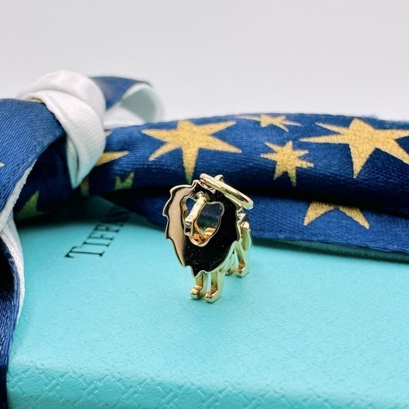 Tiffany & Co. Jewelry - RARE Tiffany & Co. 18K Rose Gold Save The Wild Lion Charm with PACKAGING